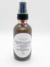 Load image into Gallery viewer, Black Amber & Lavender Shimmer Body Glaze